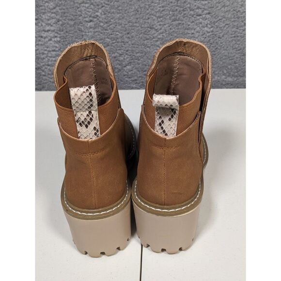 Nicole Miller Women's Pocas Wedge Lug Platform Chelsea Boot Size 7 - Picture 5 of 9